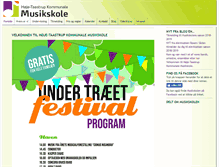 Tablet Screenshot of htkmusikskole.dk